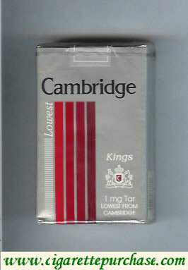 Cambridge Lowest cigarettes